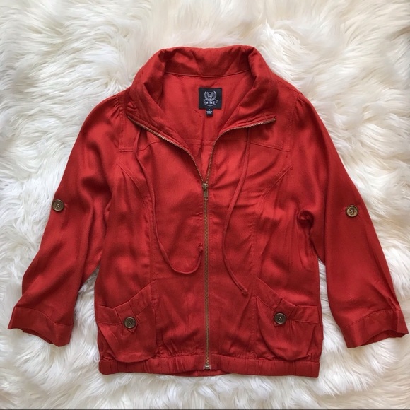 MINE | Burnt Orange Utility Jacket - Picture 1 of 6